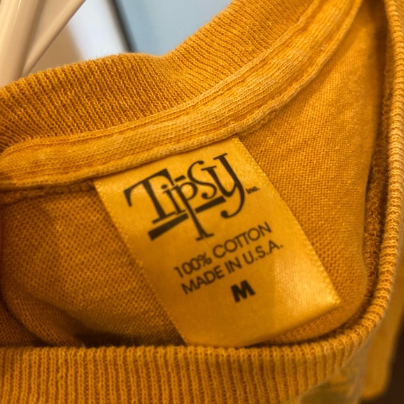 Vintage Gold / Dark Yellow Washington DC Tipsy Men’s M High End T-Shirt CAPITAL - Picture 3 of 3